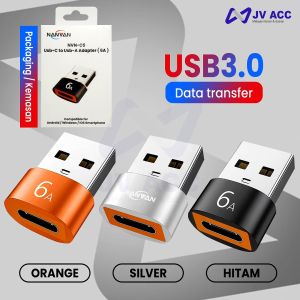 NANVAN NVN-C5 ADAPTER CONVERTER SAMBUNGAN CHARGER USB MALE TO TYPE TIPE C FAST CHARGING 6A