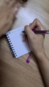 Combo 12 cây bút gel mực tím King GP028 ngòi 0.5mm