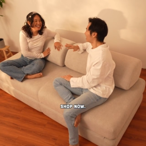 Sonno Sofa – Foldable 2-in-1 Sofa Bed | ComfortFlex™ High-Density Foam | Anti-Scratch | CertiPUR-US® & OEKO-TEX®