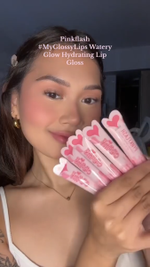 PINKFLASH Lip Gloss Watery Glow Hydrating Fade Lip Wrinkles