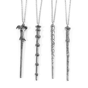 ภาพยนตร์ Harry Potter สร้อยคอ Magic Wand คอสเพลย์สร้อยคอจี้ผู้หญิงผู้ชาย Cool อุปกรณ์เสริมเครื่องประดับของขวัญ