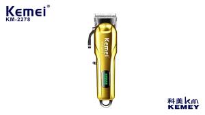 Kemei | Kemei 2278 Tông Đơ Cắt Tóc Điện Salon Chuyên Nghiệp Di Động Lưỡi Dao Bằng Thép Không Gỉ Màn Hình Hiển Thị Kỹ Thuật Số Râu Ria Mép Kéo Cắt Tóc