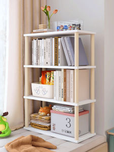 Ultra-Thin Bookshelf Window Seat Desktop Storage Rack Multi-Layer Book Organizer for Narrow Spaces between Furniture