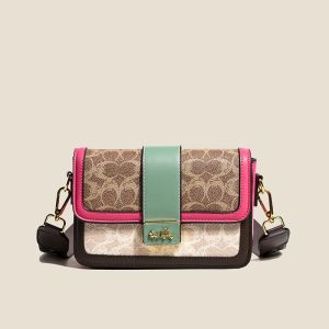 Ielgy thời trang nữ túi vuông nhỏ cổ điển khí chất dễ phối một túi đưa thư đeo vai