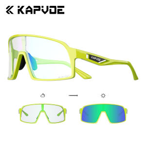 kapvoe | KAPVOE Photochromic Sunglasses Hiking Cycling Driving Camping Climbing Glasses Outdoor Sports Sunglasses Windproof UV Protective