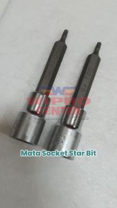 WIPRO Mata Socket Star Bit T20 x DR 1/2" / Kunci L Bintang Panjang