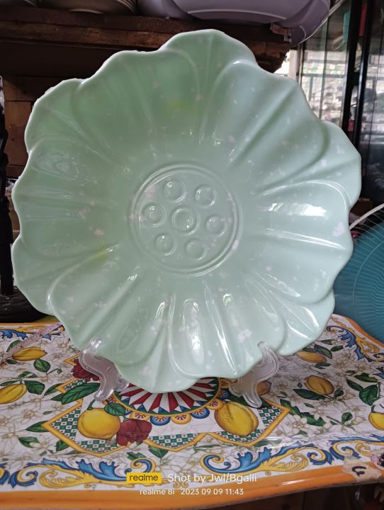 Green Flower Dinner Plates Melamine Items (per piece) Lazada PH