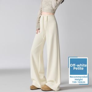 Casual Flared Pants Trousers Brown