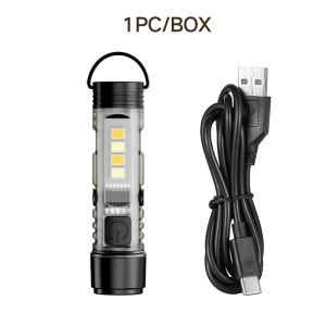 Multi Functional Keychain Light Mini Strong Flashlight Magnet 5050 Portable LED Key Light