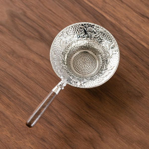 【T】Metal Mesh Tea Strainer Stainless Steel Filter Sieve Teaware Lace Tea Drain Useful Tea Infusers Kitchen Accessories