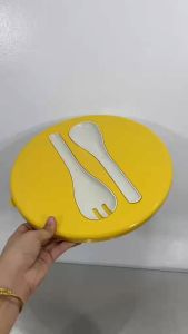 NikkoWare 792 Salad Bowl with Spoon and Fork (Random Color)