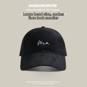JIFANPAUL | Wide Brim Face Slimming Baseball Cap Wine Red