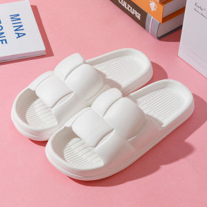 Soft Sole Cloud Slippers Summer Women Sandals Men Summer Non Slip Thick Platform Bathroom Slippers Female Eva Slides flip flops