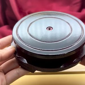 Incense Burner Base Rotating Wooden Base Decorative Wood Stand Creative Sandalwood Wooden Holder Home Decoration 香炉底座 可旋转底座 圆形木底座 家居摆件 香薰支架 装饰品