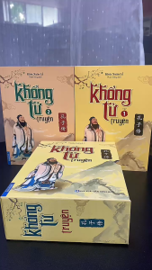 SÁCH - Khổng Tử truyện trọn bộ 2 tập (bìa mềm) tặng kèm hộp