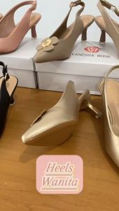 Sepatu High Heels Brand Vanessa Import Rose JY8002 Heels  Import Kerja Elegan Wanita Heels Wanita  (+Box) Import
