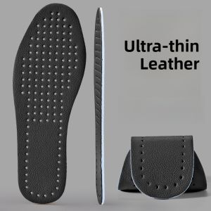 XIANZHAO | Mens Breathable Anti-Odor Absorbent Leather Insoles