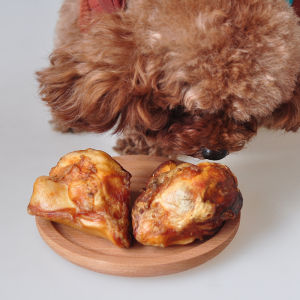 Xile Brother Dog Snacks Cow Knee Bone Chew Toys Teddy 4 Pack Pet Teeth Grinding Treats Durable Dog Bones Dog Treats Dog Chews