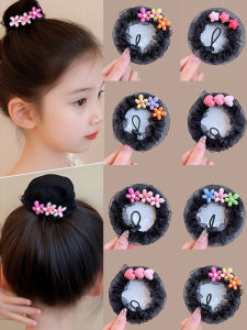 เครื่องประดับผมแบบใหม่สำหรับเด็ก 2025 สำหรับเด็กผู้หญิง ทรงผมแบบใหม่สำหรับเต้นรำ กระเป๋าใส่ผมแบบมีรูปดอกไม้ ตกแต่งผมแบบใหม่