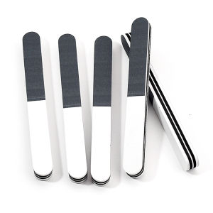 3/5/10Lot 3-Sides Extra Thick Polishing Nail Files Professional Manicure Tool for Smooth Buffing Shining Strips Nail Care