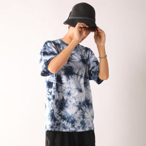 Heavyweight Pure Cotton T-Shirt Mens Loose Fashion Print Short Sleeve Dyed T-Shirt Cotton Body Shirt Men Summer Casual Urban Style