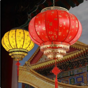 Waterproof Outdoor Chinese Retro Red Lantern