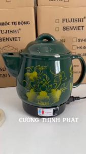 Siêu thuốc tự động ấm sắc thuốc bằng điện 3.2 lít Fujijshi từ GỐM SỨ BÁT TRÀNG.