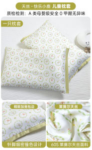 Childrens Pillowcase 30x50 Ice Silk Pillow Cover Inner Core Case Single Person Use Bedding Accessories by Pasture White