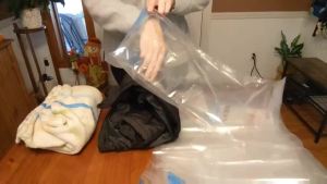 24 Pack Travel Vacuum Storage Bags Hand Roll UP Compression Bags For Clothes amping Essentials Luggage Packing Organizer