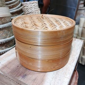 Langseng dimsum - langseng bambu - langseng aneka ukuran - langseng bambu besar - klakat 2 susun - kukusan bambu