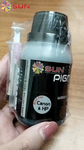 Sun Tinta Refill CANON / HP Black Pigment 100ml - Hitam