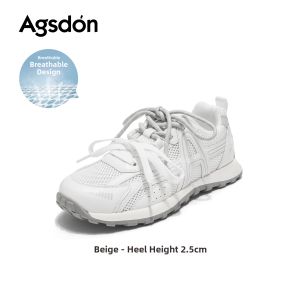 Agsdon | Breathable Thick Soled Dad Shoes For Hiking