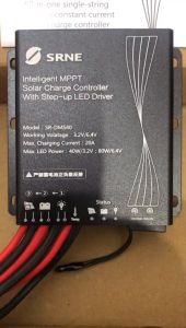 SRNE SR-DMS40 20A MPPT 3.2V / 6.4V Solar Charge Controller dengan LED Driver (PJU SCC) DMS40 SRDMS40