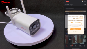 Hi-view กล้อง WiFi รุ่น HW-33B30W 3MP ภาพสี 24 ชม. พูดคุยได้ ดูผ่านแอปมือถือสะดวก
