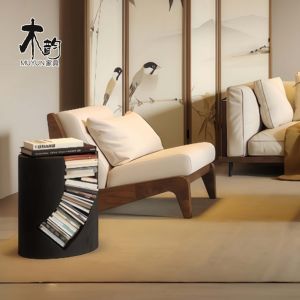 Retro Villa Hotel Residential Solid White Basswood Sofa Set Zen Style Living Room Furniture Artistic Non-Electric Adjustable