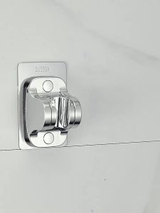 J MALL (Non Drill) Stainless Steel SHOWER HEAD HOLDER Adjustable for Bathroom Accessories BLACK (Q881) / SILVER (Q882)