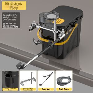 WEVOLA | Portable Lightweight Multifunctional Fishing Tackle Box Single Layer