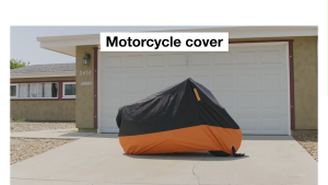 Motorcycle Cover Waterproof 3 Layers Motor Protective Cover Universal Accessories Rain Dust UV Motor Covers Durable Night Reflective With Lock-Holes Motorsikal Cover Automotive