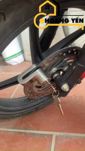 Ổ Khóa Đĩa YETI Hợp Kim Kẽm Chịu Lực Nguyên Khối Chống Trộm Cao Cấp Khoá xe máy chính hãng