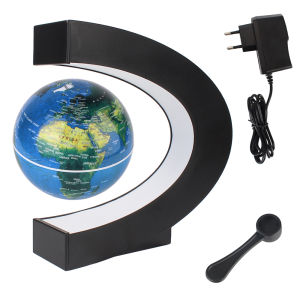 Electronic Antigravity Lamp Birthday Gifts Novelty Ball Light Floating LED World Map Magnetic Levitation Globe Home Decoration