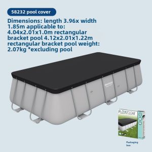 Bestway Supported Swimming Pool Pool Cover Covering Cloth for Swimming Pool Cloth Liner Bracket Pool Pad Cover Cover Rain Dust Ground Cloth