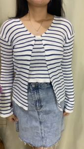 BestStore - Setelan Cardigan Long Sleeve + Kemben Dalaman / One Set Kekinian / Set Cardigan