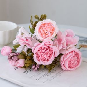 Artificial Flowers Festival Garland Wedding Wreath Garden Yard Rose Arch Brial Bouquets Home Room Dining Table Decora Diy Gifts