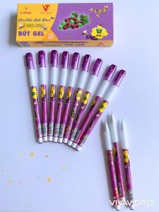 Hộp 12 cây bút gel Bee39 có mùi thơm (ngòi 0.5mm) dành cho học sinh tiểu học