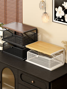 SUOBAI | Retro Multi-layer Drawer Coffee Cup Storage Shelf