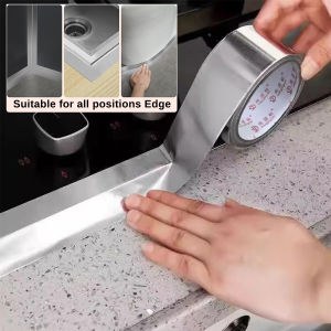 M.G.【Ready in Stock】 Aluminum foil tape HighTemperature Heat Shield Resistant Waterproof and Stain Resistant Length 20m