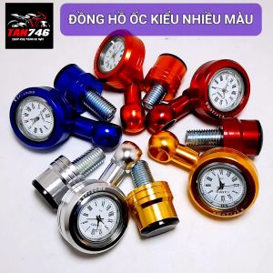 Đồng hồ ốc kiểu Taiwan trang trí làm đẹp xem giờ Tặng kèm pin dự phòng và bu lông ren nghịch.