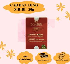 Cao Ban Long Sibiri hộp 50g - Hỗ trợ bổ huyết mạnh gân xương