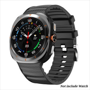 Hybrid Silicone & Nylon Watch Band for Samsung Galaxy Watch Ultra2 47mm Bracelet for Galaxy Watch 8 9 40 44mm 8Classic 46mm Band