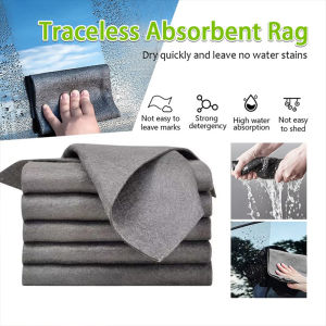 5pcs Thickened Magic Cleaning Cloth Window Mirror Washing Cloth Multifunction Reusable Microfiber Car Window Glass Towel